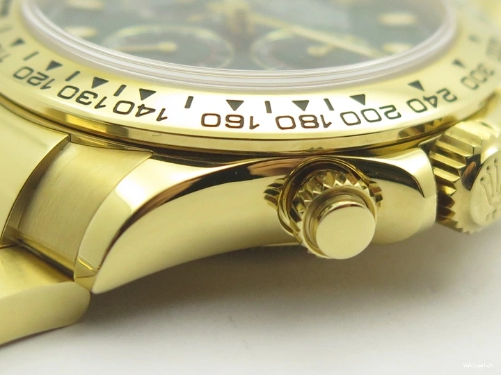 Plated YG 904L 1:1 116508 And SS Case Bracelet Green Clone Edition Dial Best Super A4130 ARF Daytona 0414